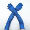 Sequins Reflective Gloves Dress Up Prom Bar Gloves Show Group Party Holiday Gloves Dress Stretch Gloves
