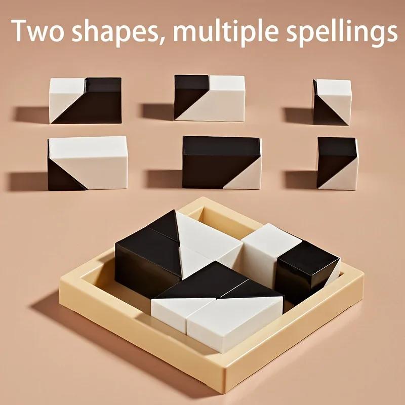 Children Hidden Block Puzzle 6 Years Abs Material Interesting Enhances Logic And Spatial Reasoning Suitable For Kids Toy Gift