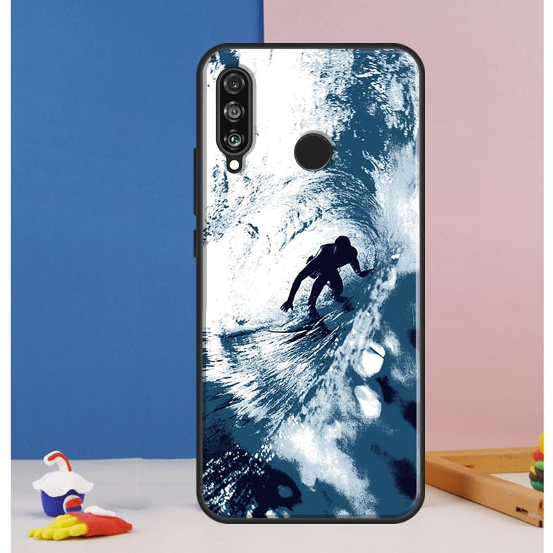 Surfer Surf Hang Loose Shak Case For Huawei Nova 12s 7i 8i 11i 12i 9 10 SE Y73 Y90 Y70 Y72 Y61 Y91 P30 P40 Lite P60 Pro