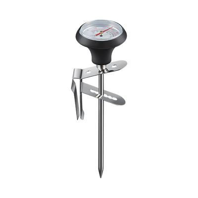 Instant Read Probe Thermometer Stainless Steel Pointer Temperature Meter for BBQ Oven Hand Brewed Coffee Pot Accessories
