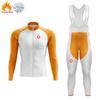 Vinter Termisk Fleece Cykeltröja Maillot Ciclismo Hombre Wielren Kleding Heren