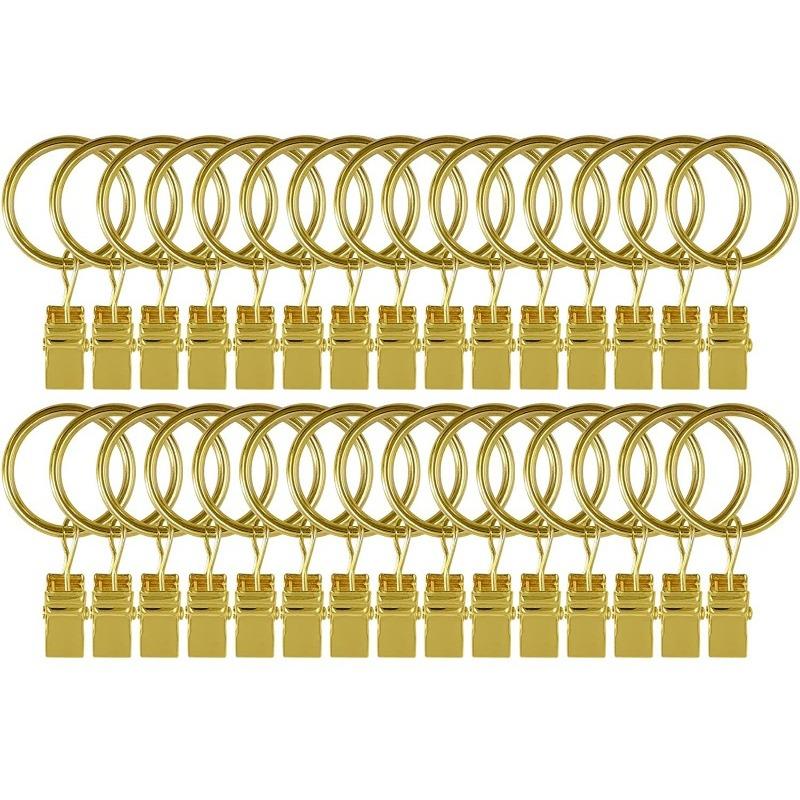 10-30Pcs Curtain Rings Clips for Curtain Hanging Photos Hats Rustproof Vintage Decoration Wire Holder Home DIY Storage Clips