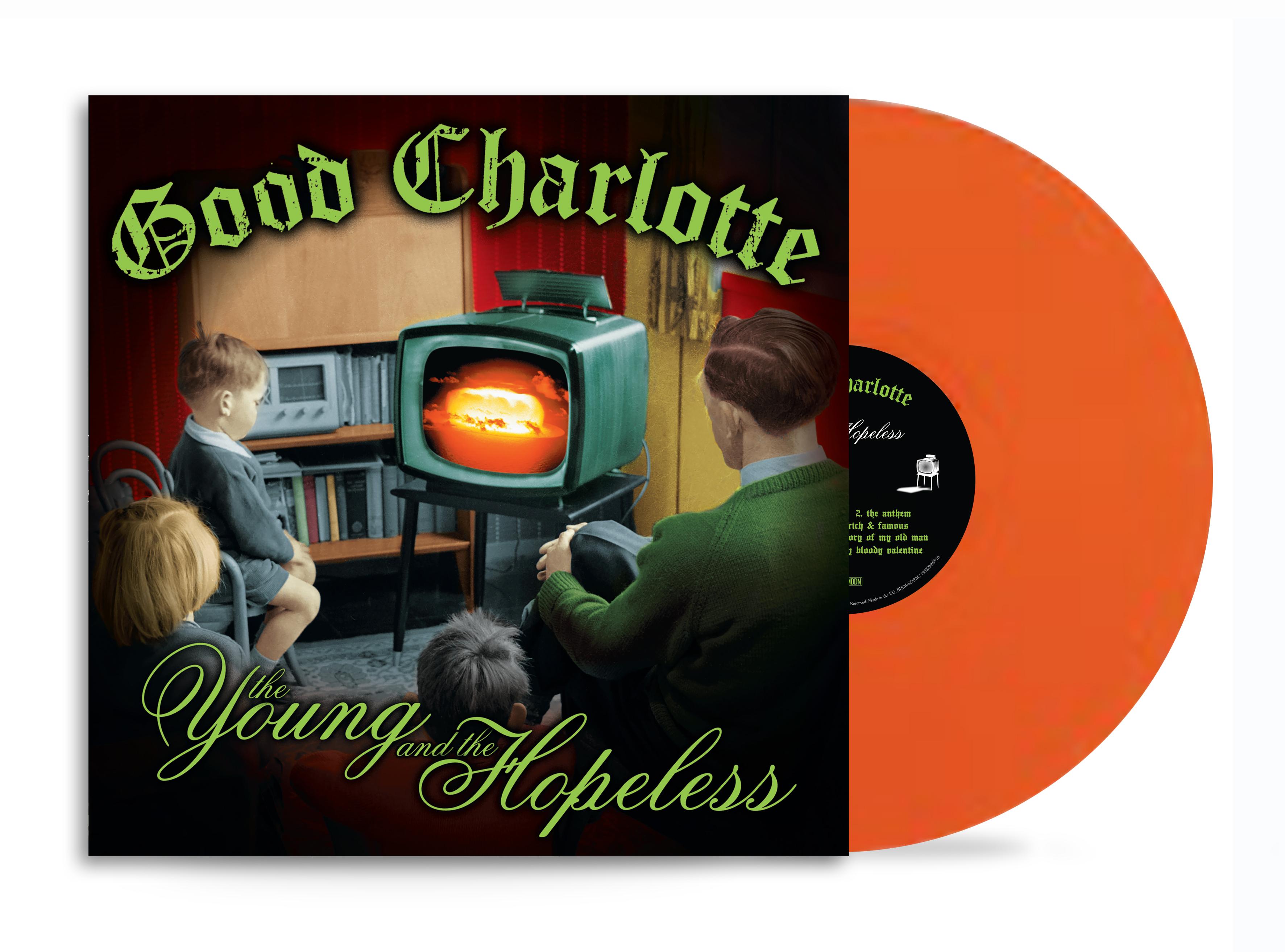 

LP Record GOOD CHARLOTTE Young and The Hopeless Orange Viny 19802949991 Epic 2025 Europe Rock