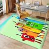 Numberblocks3 Printed Absorbent Washable Carpet, Non-Slip Bathroom Mats, Kitchen Rugs, Yoga Mat,Living Room Entrance, Camping Picnic Rugs