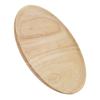 Elegant Round Wood Tea Tray Sushi Snacks Fruits Serving Plate Dish for Home Restaurant 12.5cm