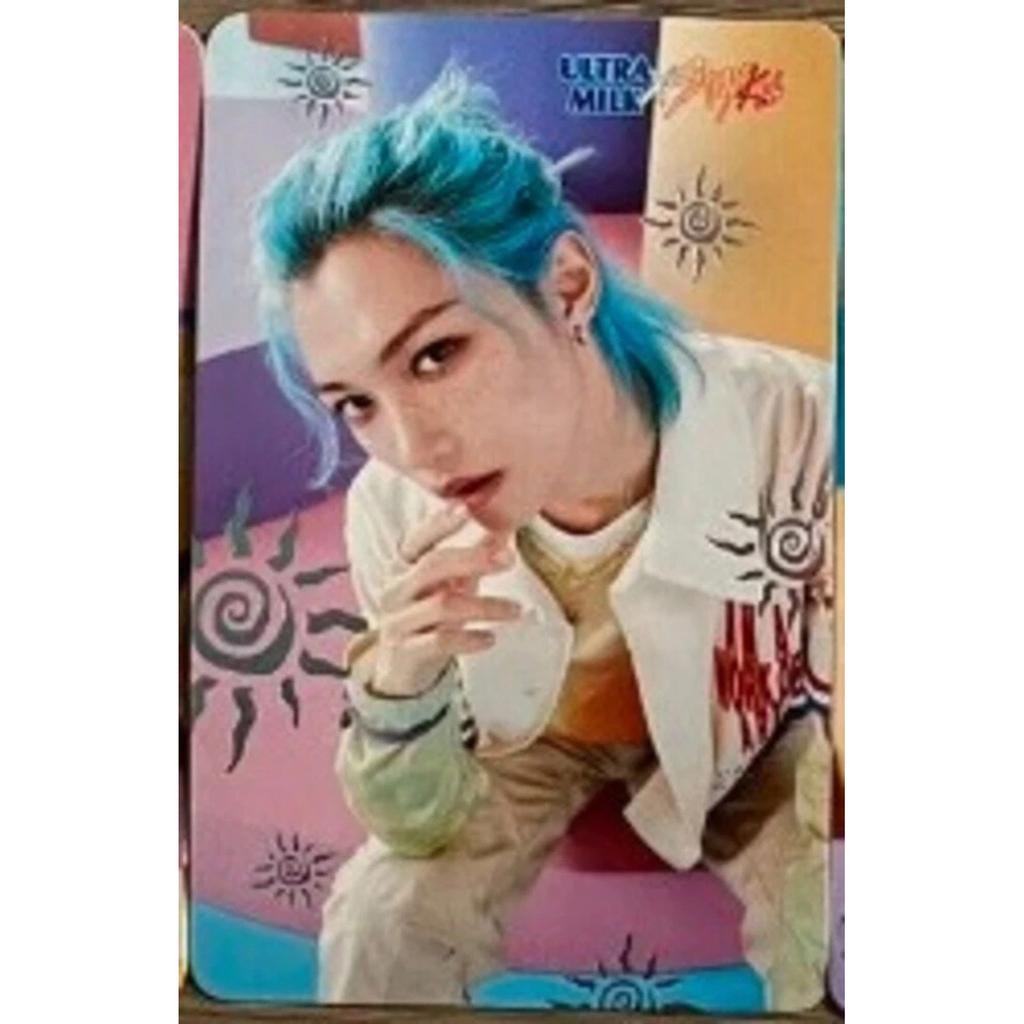 STRAY KIDS ULTRA MILK OFFICIAL Photo Card INDONESIA ROCK STAR STAR HOLOGRAM