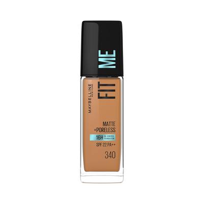 New York Fit Me Matte Poreless Foundation 30ml Farbton 340 Cappuccino Natürliches mattes Finish Ölkontrolle