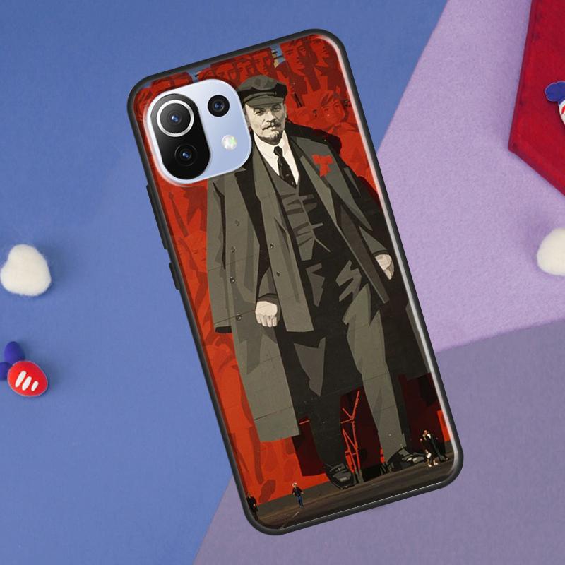 Lenin Soviet Union Flag Cover For Xiaomi 14T Pro 11T 12T 13T 13 14 Ultra POCO X7 Pro X3 X5 F3 F5 F6 M6 X6 Pro Case