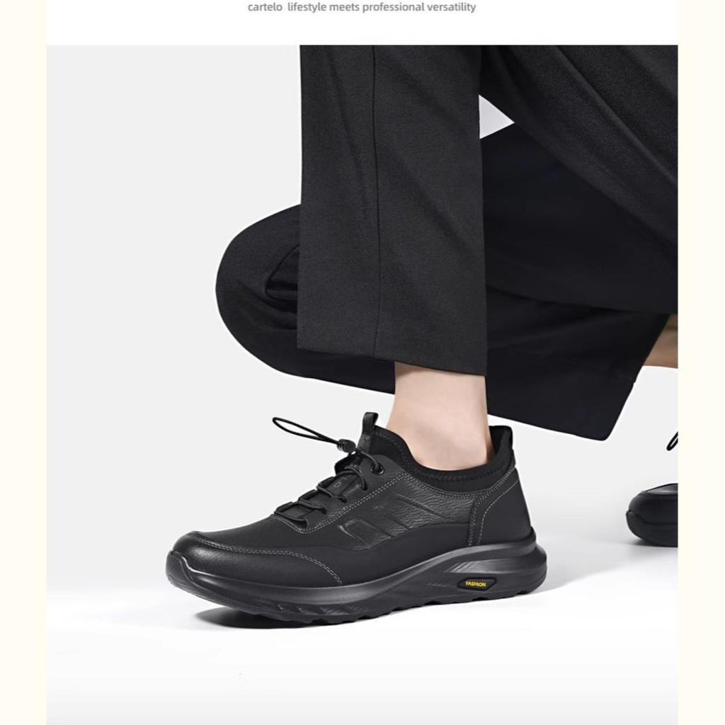 Winter neue lässige Sport-Lederschuhe verdickte einzelne Baumwoll-Schneestiefel wasserdicht und warm