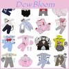 Bonecas Realistas de Bebê Vestido Macacão Para Bonecas Reborn de 22 Polegadas a 23 Polegadas Menina e Menino com Padrões Adoráveis