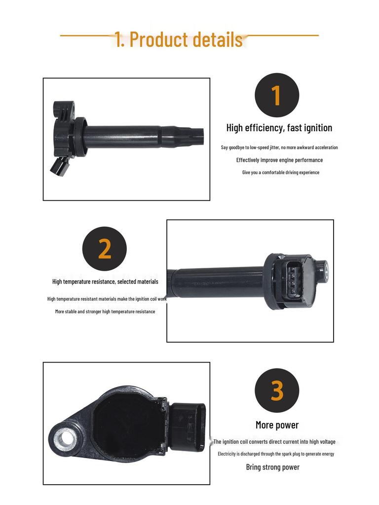 Compatible Ignition Coil for Toyota Lexus 90919-02246 90080 19025 UF430 UF506