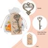 Hochzeit für Schlüssel-Flaschenöffner 50er Pack mit Wunsch-Anhänger Hanfseilen für Geschäftstreffen Brautparty Hochzeitsdankes-Geschenk