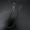 Men's Korean Retro Hip Hop Metal Waist Chain - Punk Gunmetal Pant Accessory