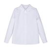 Fulomi Kids' Unisex Long-Sleeve White School Uniform Shirt