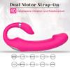 Strapon Dildo Wibrator Dla Kobiet Podwójna Penetracja Wibrator Strapon Bez Ramiączek Dla Lesbijek Obrót Wibrator Seks Zabawki Dla Par