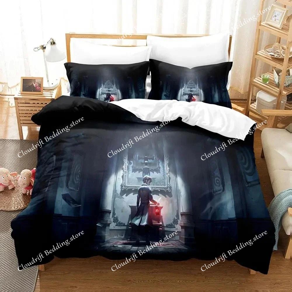 Anime Game Identity V Bedding Set Duvet Cover Bed Set Quilt Cover Pillowcase Comforter King Queen Size Boys Adult Bedding Set