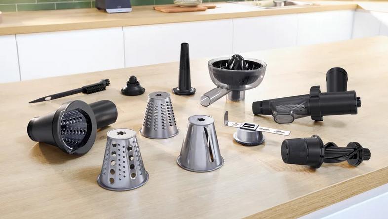 Bosch MFWS640B Serie 6 MultiPower Meat Grinder, 2100 W, Black
