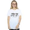 Friends Womens/Ladies How You Doin? Cotton Boyfriend T-Shirt