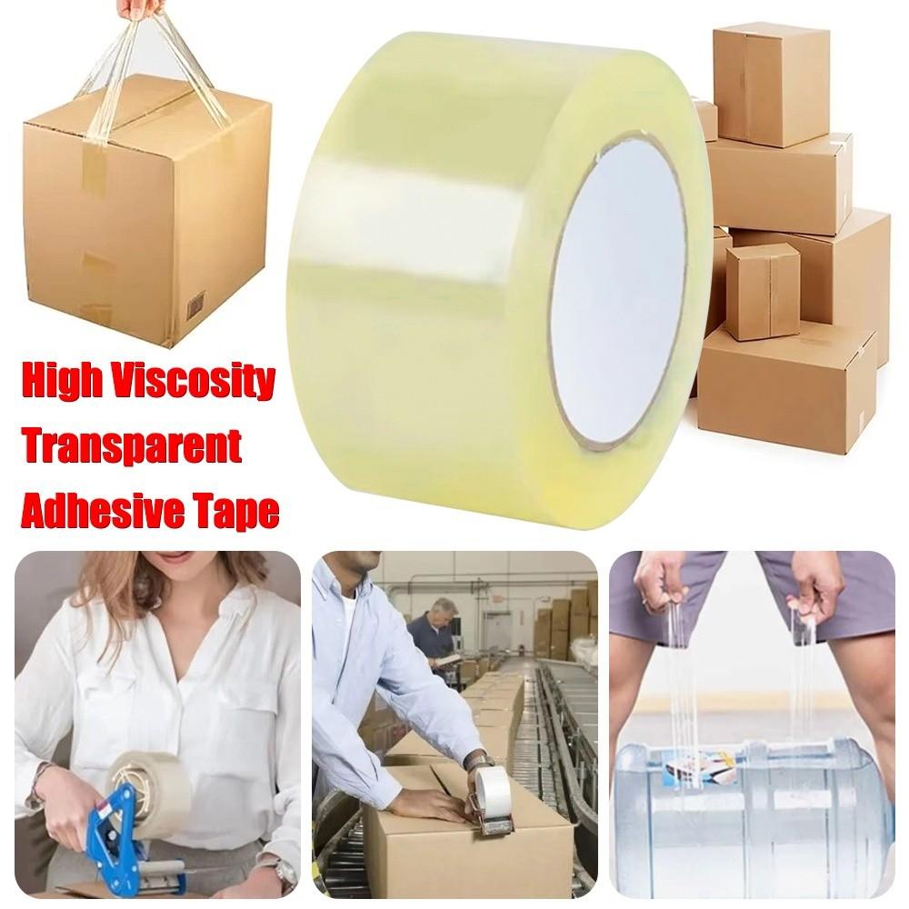 New Transparent High Viscosity Tape Large Roll Thick Sealing Tape Strong Adhesion Durable OPP Packing Tape Carton Sealing