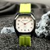JYL Men's Watch Ins Style Square Fashion Silicone Strap