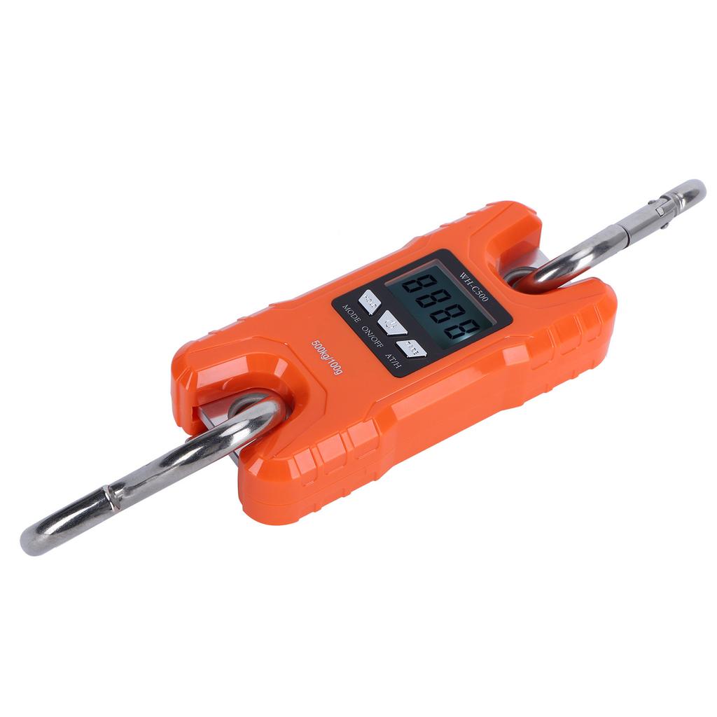 Elektronische Waage Mini Tragbar LED Digital Hängewaage WiegeausrüstungOrange