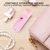   Mist Sprayer   Hydrating Portable USB Face Steaming Skin‑Care Humidifier(Pink )