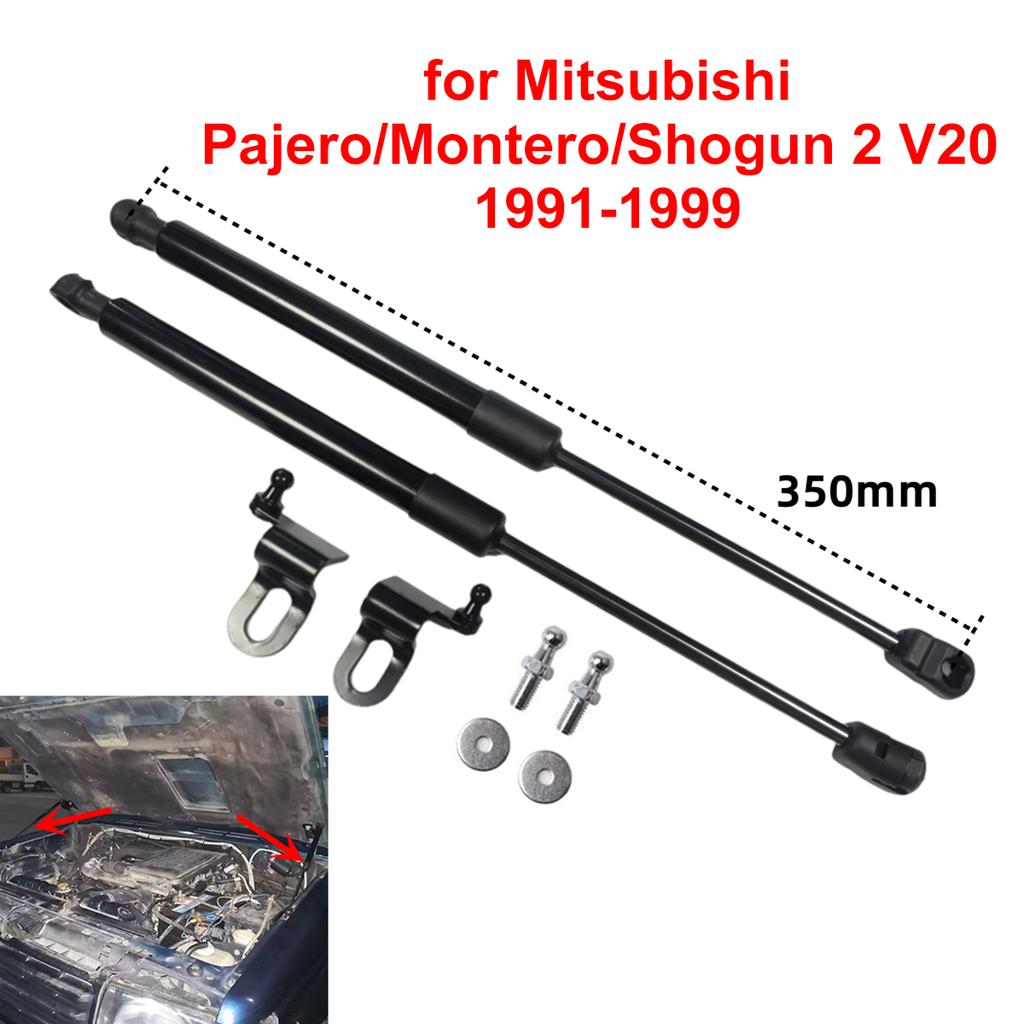2Pcs Car Front Engine Bonnet Hood Gas Struts Lift Support Rods for Mitsubishi Pajero 2 Montero Shogun V20 NH NJ NL 1991-1999
