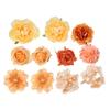 28/49Pcs Artificial Flower 4-10cm Realistic Flower Buds For Wedding Bouquets Baby Showers Decoration Hair Accessories