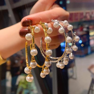 New Australian Large Pearl Earrings Women'S Fritillary Earrings
