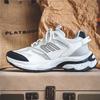 YD summer new outdoor sports fashion versatile men's shoes dad shoes, white blue, white gray