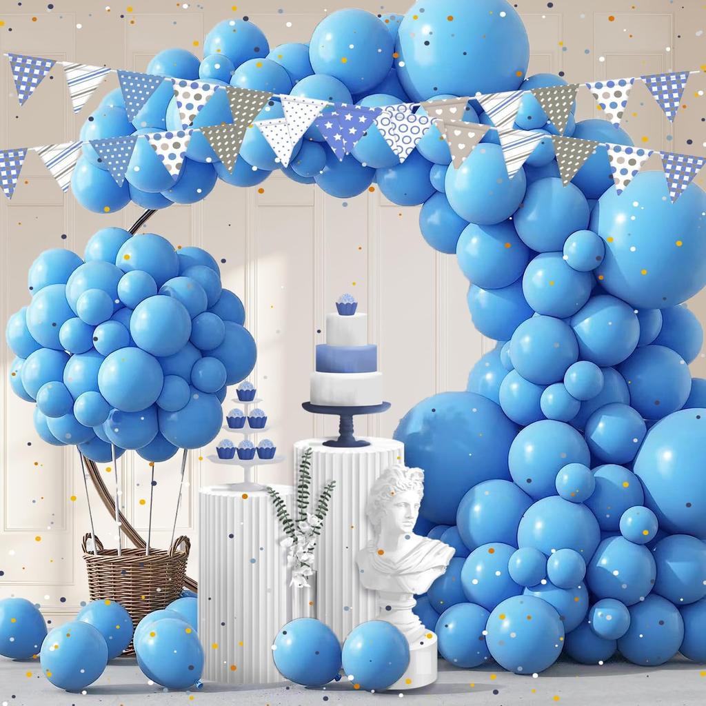 122PCS multi-color latex balloon set suitable for birthday parties, weddings, Valentine's Day party decoration