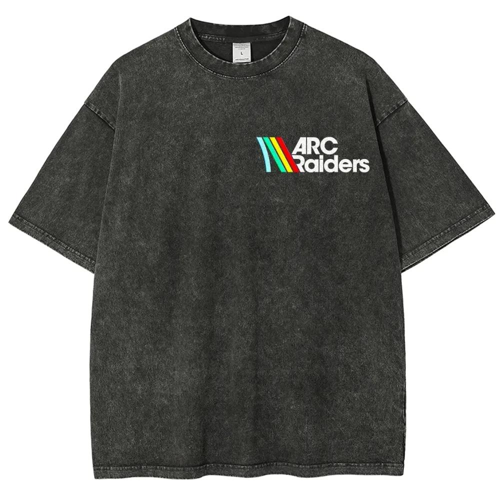 New Science Fiction The Shooting Game ARC Raiders Graphic Print Tshirt Unisex Women Fashion Oneck Cotton Tee Oversized Casual Top
