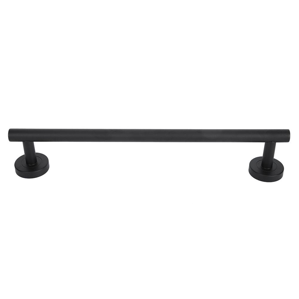 Stainless Steel Towel Bar Wall Mounted Single Towel Rack Hanger Bathroom Accessory