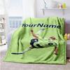 Star Player 26 Customize Your Name Blanket Throw Personalized Blanket Comfortable Perfect for Seaside Bed Picnics Nap Ideal for All Seasons