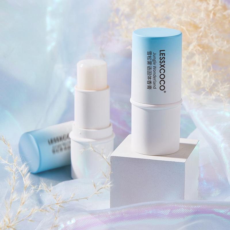 Słodkie brzoskwinie stałe perfumy balsam w sztyfcie dla kobiet mężczyzn długotrwałe świeże zapachy przenośne łatwe w użyciu kosmetyki damskie