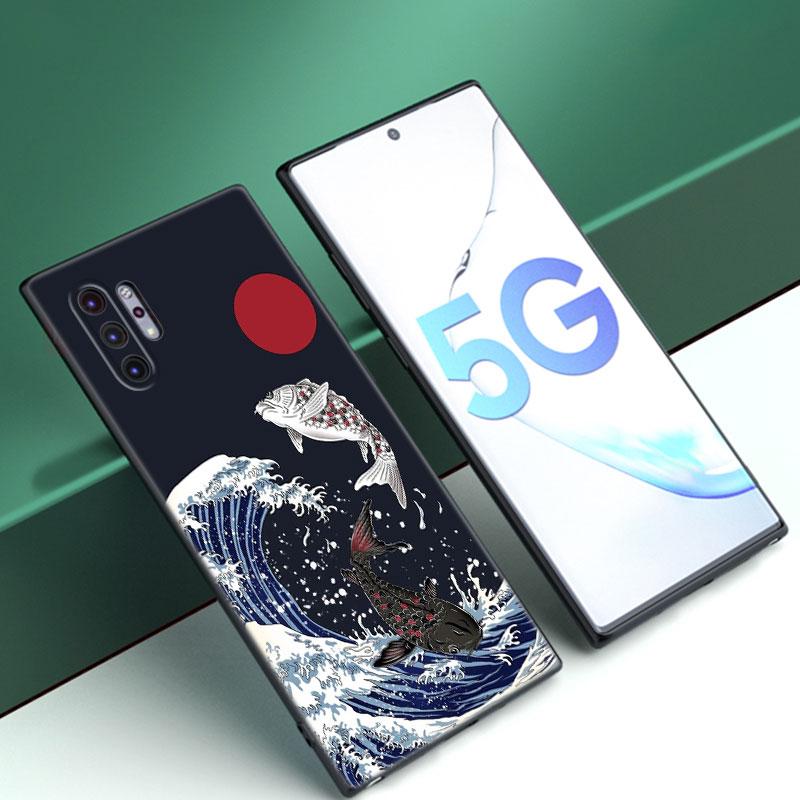 

Чехол для телефона Japanese Wave Anime Dragon для Samsung Note 10 Lite 20 Ultra M04 M13 M32 4G M14 M42 M54 M55 5G M11 M12 M21 M31 M51 Samsung M32 5G