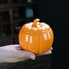 Mini Pumpkin Ceramic Tea and Candy Jar - Perfect for Weddings, Home Use, Business Gifts, or Souvenirs.