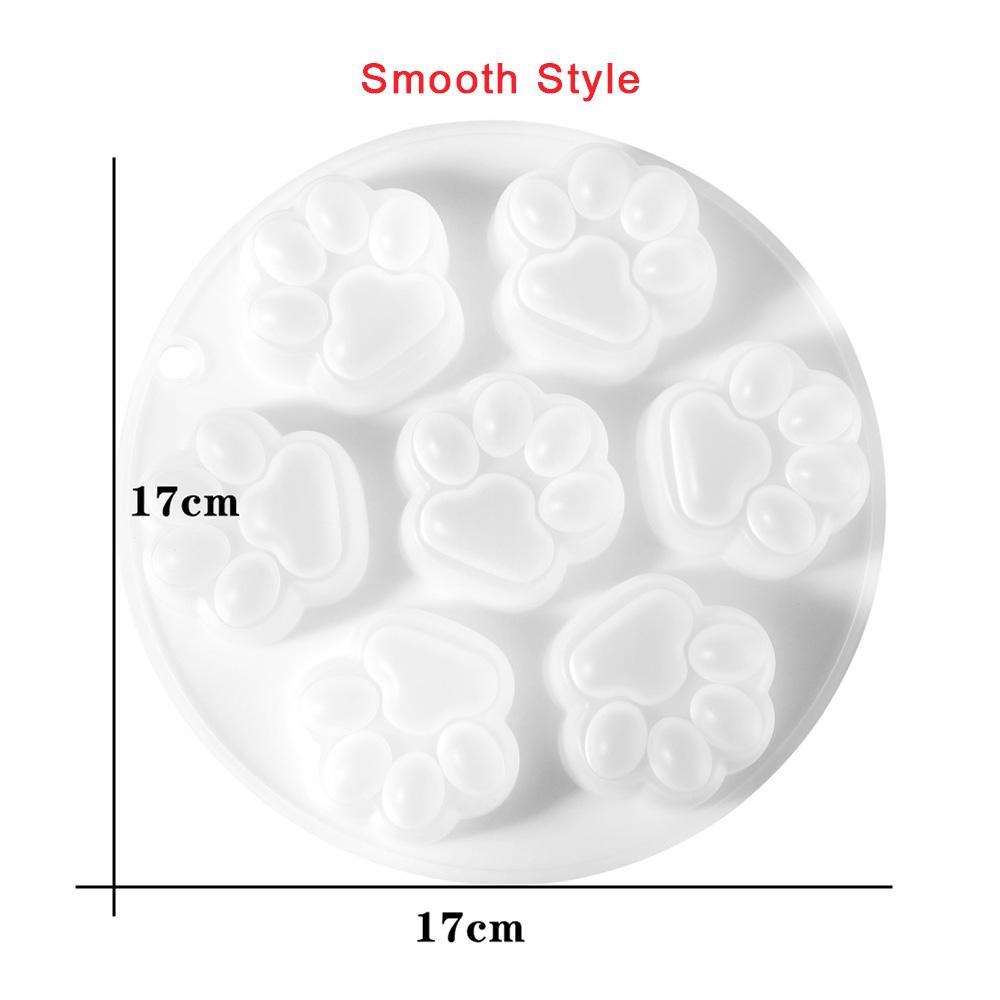 Cat Paw Pendant Silicone Mold Keychain Pendants Epoxy Resin Molds for DIY Epoxy Resin Crafting Mould Jewelry Making Crasfs