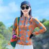 Printed Quick Dry Long Sleeve T Shirt Women Spring Running Yoga Fitness Outdoor Sports Hiking Clothes