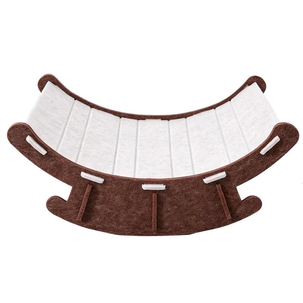 Elevated Pet Rocker Bed Wear-Resistant Cat Lounge Chair Cat Claw Rocker Chair for Grinding Paws