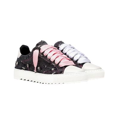 Zapatos de Hombre Tendencia de Moda Zapatos de Lona Rasgada Deportivos Casuales Zapatos de Tabla