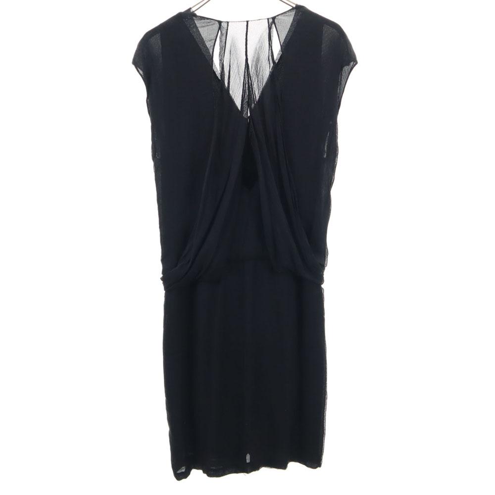 Alexander Wang 100% silk Short sleeve V neck mini dress 4 French sleeve Women Used