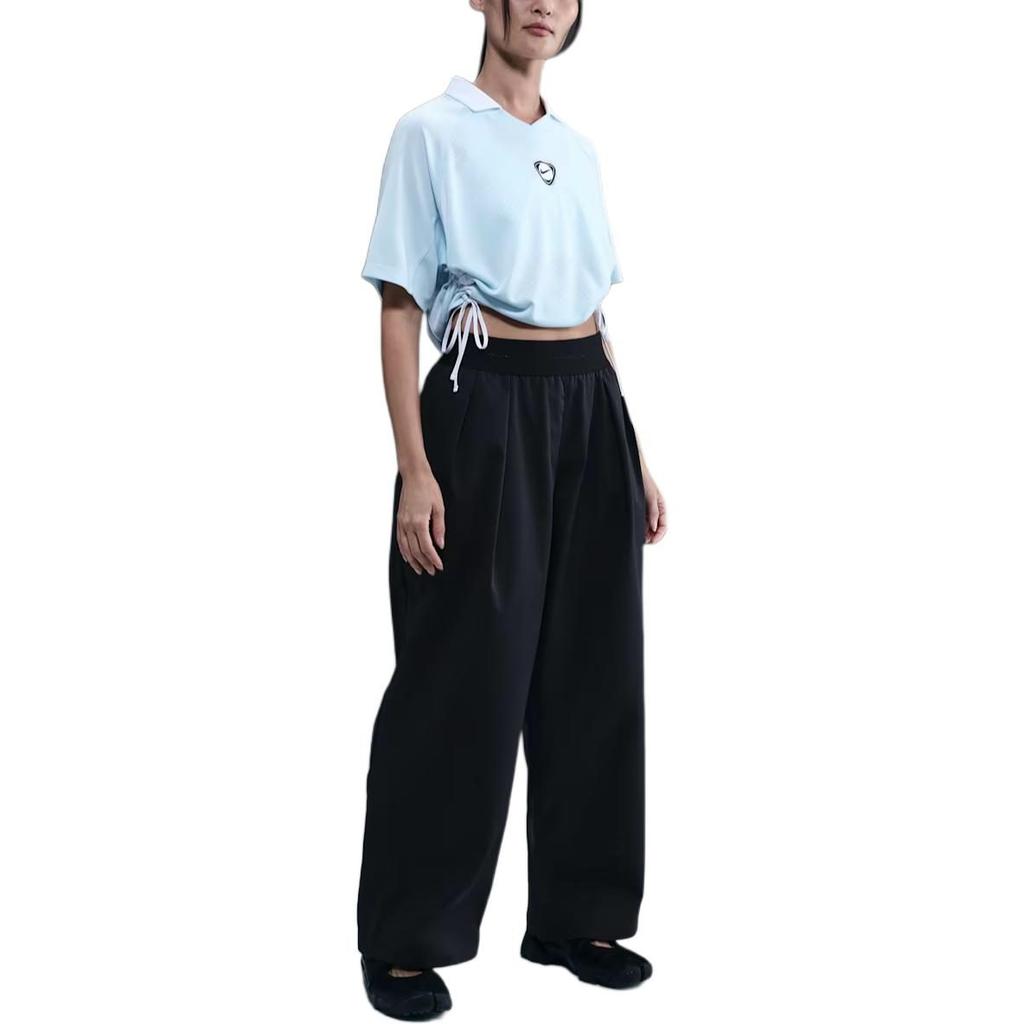 Nike Casual Pants Women's Black/Black Moderate Straight Fit Pants HV2079-010
