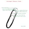2Pack Turntable Belt Rubber Flat Drive Belt for Record Player  Replacemen