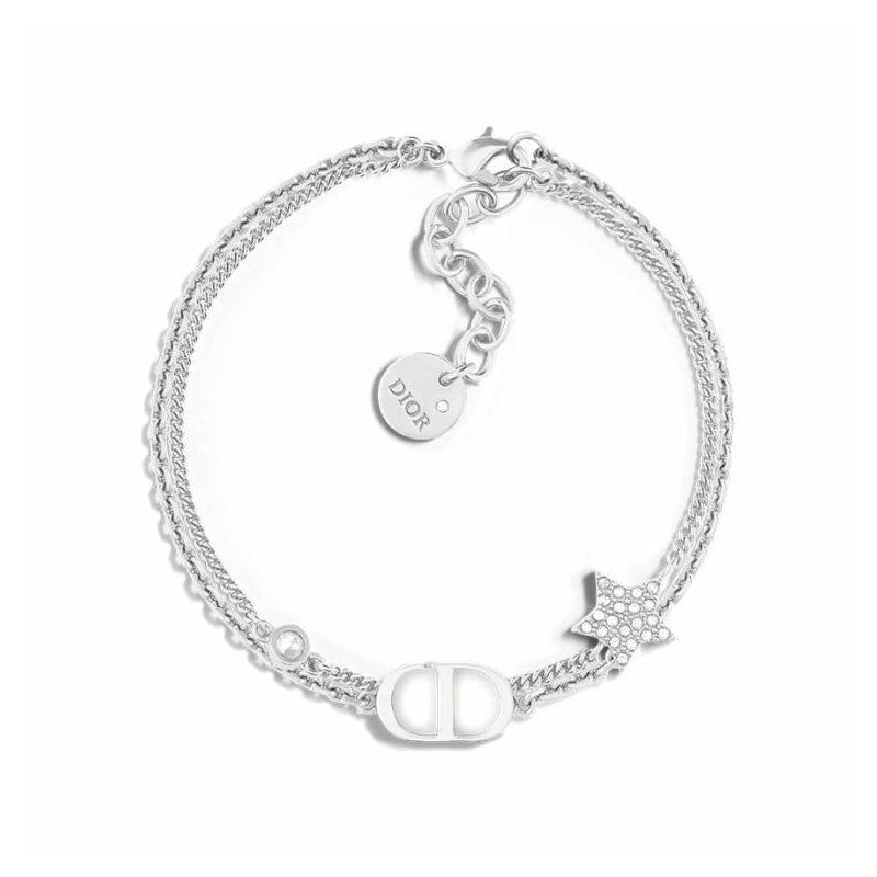

DIOR personalized design bracelet women s silver Silver F original box - dust bag + packaging box