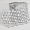 10Yard 4mm Crystal Rhinestones Fabric Elastic Mesh Net Crystal Trim Fabric for Diy Garment Dresses Scarf Mask Material