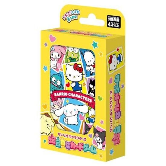 Hanayama Sanrio Characters Picture Matching Card Game Enjoy Two Types Games Suitable Ages 4 Up.