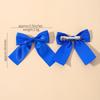 2Pcs Girl Cheer Up Bow Hairclips Delicate Ribbon Hairpins for Kids Hair Accessories 3.5inch Lovely Hair Pins Hairgripe