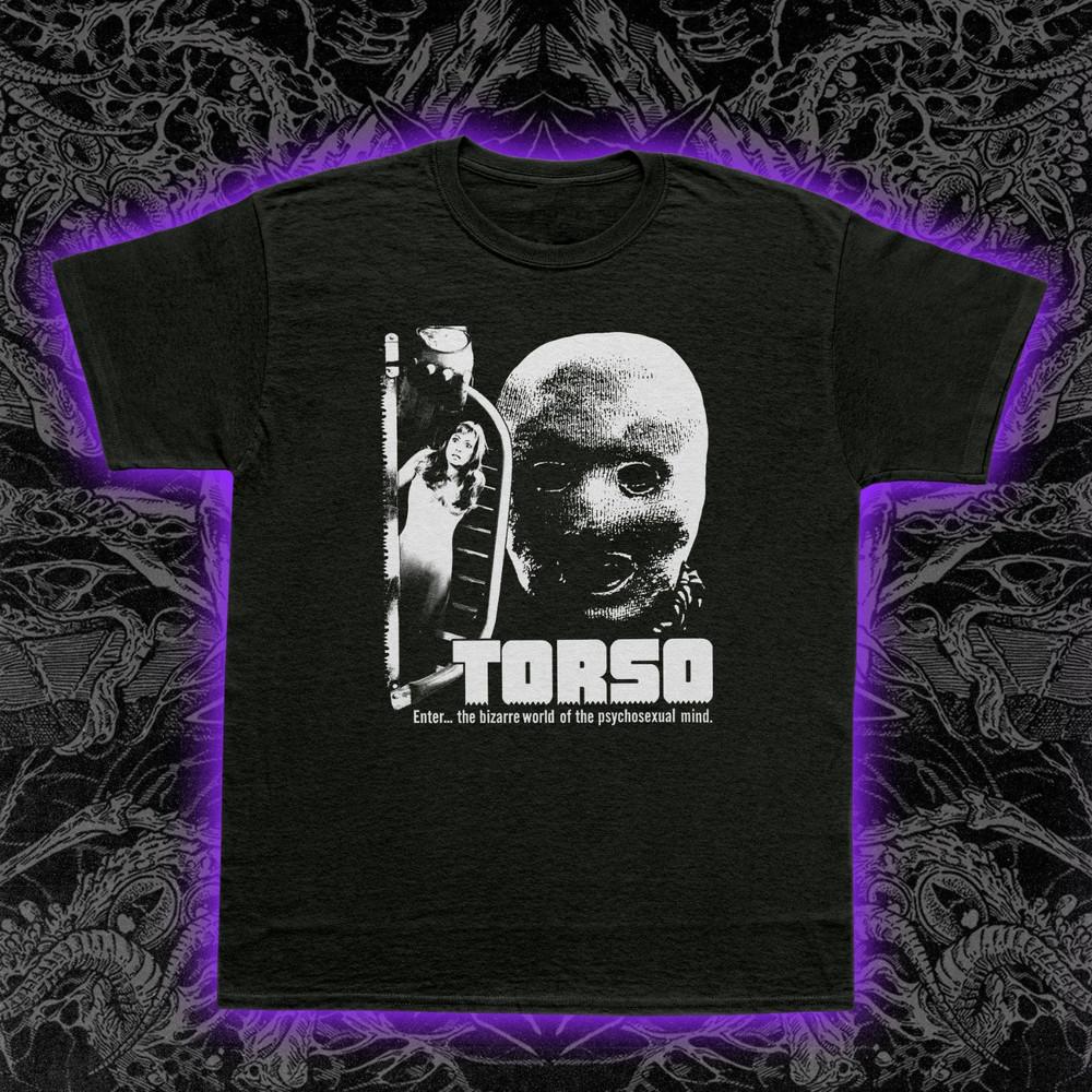 

Torso T-Shirt 1973 Giallo Horror Film Tee Cult Italian Slasher Movie Graphic 2XL