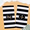 Luxury Striped Personalized Custom Name Beach Towel Simple And Elegant Microfiber Absorbent Beach Towel Quick Dry Beach Towel